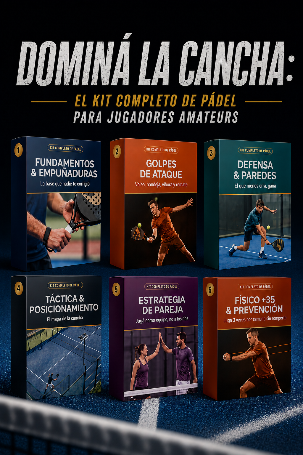 Dominá la cancha: el kit completo de pádel para jugadores amateurs